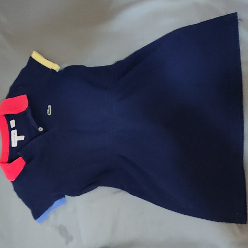 Bright girls summer Lacoste dress